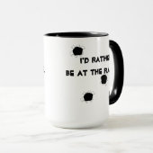 schietbaan van het pistool mok (Voorkant rechts)