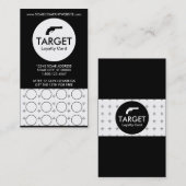 Schietbereik Doel Stempel Kaart Klantenkaartje (Voorkant / Achterkant)