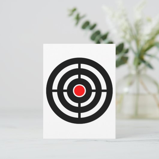 Schieten boogschieten Doel Briefkaart (Staand voorkant)