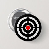 Schieten boogschieten Doel Ronde Button 5,7 Cm (Voorkant /achterkant)