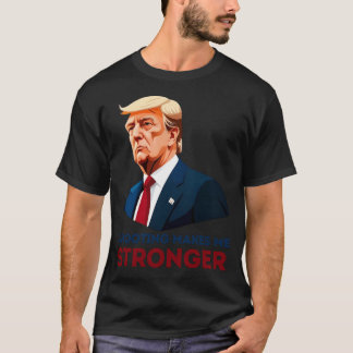 Schieten maakt me sterker - Trump-ondersteuning T-shirt