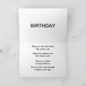 SCHIETEN OP JE LEEFTIJDSKAART KAART (Binnen)