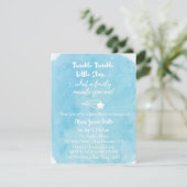 Schieten Twinkle Twinkle Little Star Baby shower Kaart (Staand voorkant)