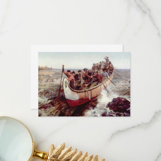 Schieten van de stroomversnellingen door Frances A Bedankkaart (Voorkant / Achterkant in situ)