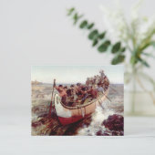 Schieten van de stroomversnellingen door Frances A Briefkaart (Staand voorkant)