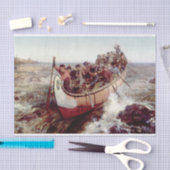 Schieten van de stroomversnellingen door Frances A Tissuepapier (Craft)