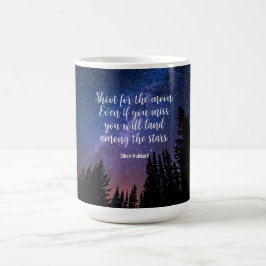 Schieten voor de maan - Inspirerend Koffiemok