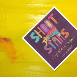 Schieten voor de Stars Graduation Party Servet