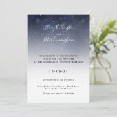 Schieten voor de sterren | huwelijksuitnodiging kaart (Staand voorkant)