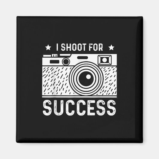 Schieten voor succes bruiloft fotograaf magneet (Voorkant)