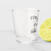 Schietglas met schuld aan mijn zus shot glas (Links)
