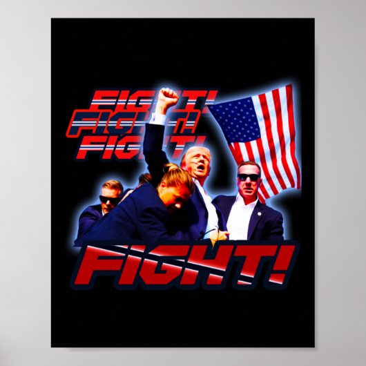 Schietpartij 13 juli 2024 poster (Voorkant)