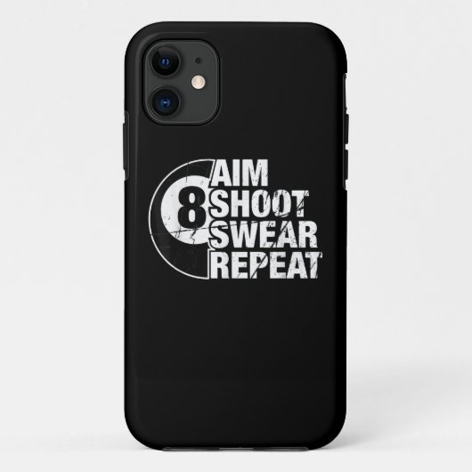 schietpartij : herhaal 8 balpoel Case-Mate iPhone case (Achterkant)
