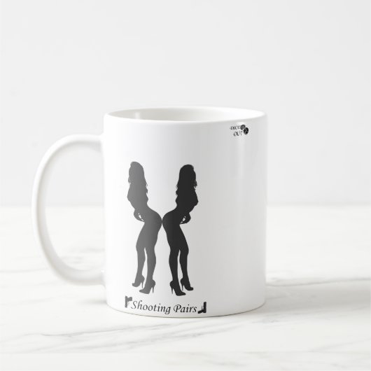 Schietschuttersparen Koffiemok (Links)