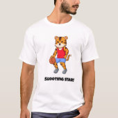 Schietster! een grappige kat-basketbal t-shirt (Voorkant)