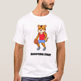Schietster! een grappige kat-basketbal t-shirt