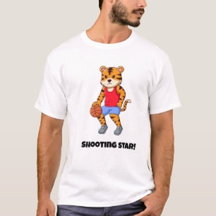 Schietster! een grappige kat-basketbal t-shirt