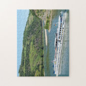 Schiff auf dem Rhein bei Oberwesel Legpuzzel (Verticaal)