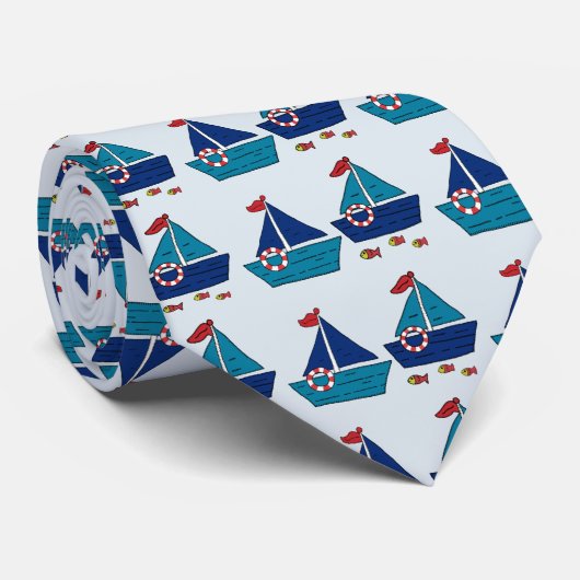 Schiffchen Stropdas (Opgerold)