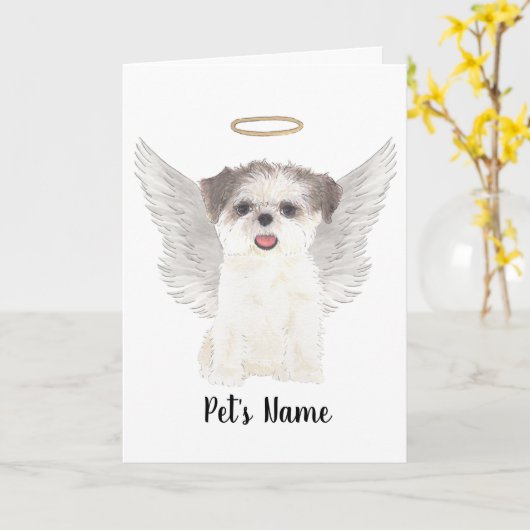 Schift en tzu kaart (Gele Bloem)