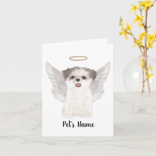 Schift en tzu kaart (Gele Bloem)