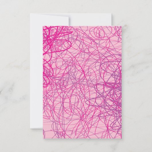 SCHIJBBELS OP NOTEPAPER Bat Bat Mitzvah Party Card Kaart (Achterkant)