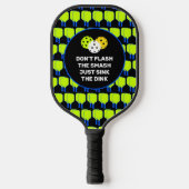 SCHIJF DE DINK-AANgepast Pickleball Paddle (Voorkant)