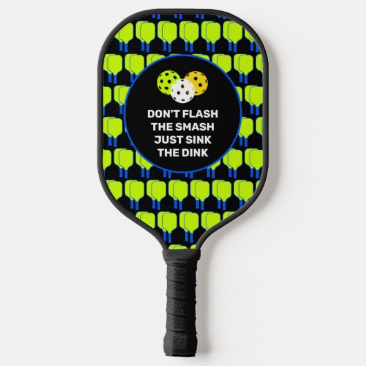 SCHIJF DE DINK-AANgepast Pickleball Paddle (Achterkant)