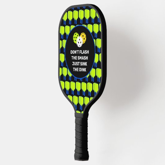 SCHIJF DE DINK-AANgepast Pickleball Paddle (Links)
