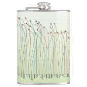 Schijf-fadediagram Flask Heupfles (Voorkant)