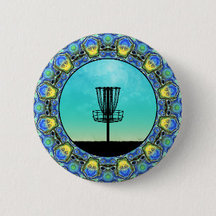 Schijf Golf Abstract mandje 5 Ronde Button 5,7 Cm