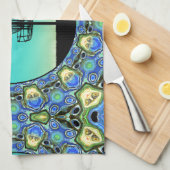 Schijf Golf Abstract mandje 5 Theedoek (Quarter Fold)