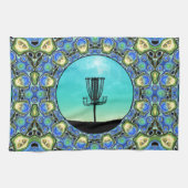 Schijf Golf Abstract mandje 5 Theedoek (Horizontaal)