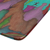 Schijf Golf Art Glass Cutting Board Snijplank (Hoek)