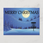 Schijf Golf Basket-kerstkaart Uitnodiging Briefkaart (Voorkant)