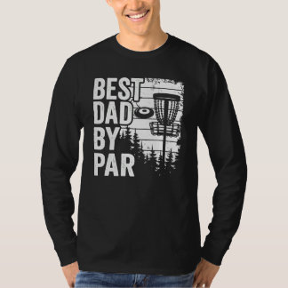 Schijf Golf Basket Retro Papa  beste vader op P T-shirt