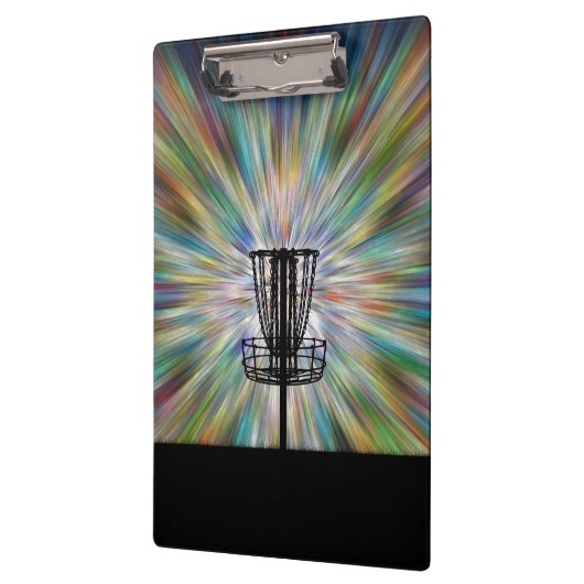 Schijf Golf Basket Silhouette Klembord (Links)