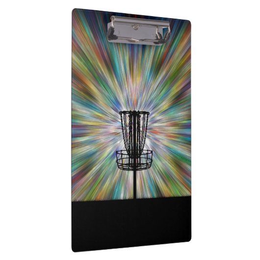 Schijf Golf Basket Silhouette Klembord (Rechts)