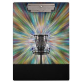 Schijf Golf Basket Silhouette Klembord (Voorkant)