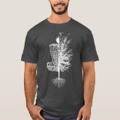 Schijf Golf Basket Tree Frisbee Golf Premium T-shirt (Voorkant)