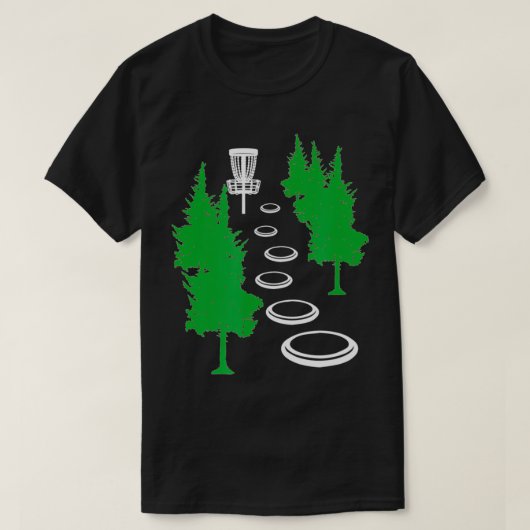 Schijf Golf Basket Tree Frolf Disk Frisbee Golf T-shirt (Design voorkant)