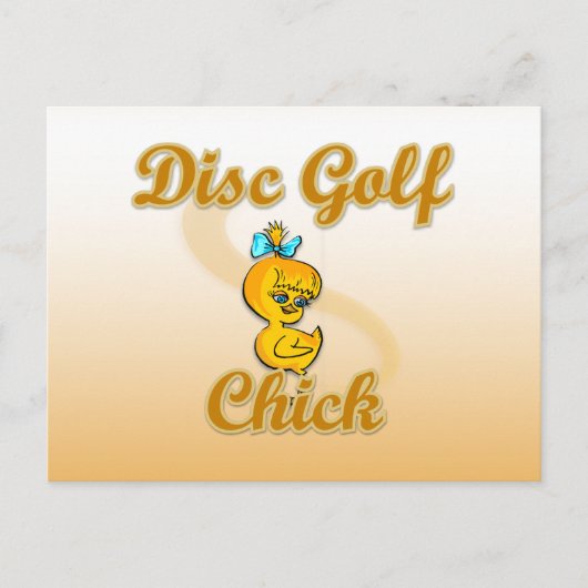 Schijf Golf Briefkaart (Voorkant)