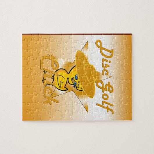 Schijf Golf Chick #10 Legpuzzel (Horizontaal)