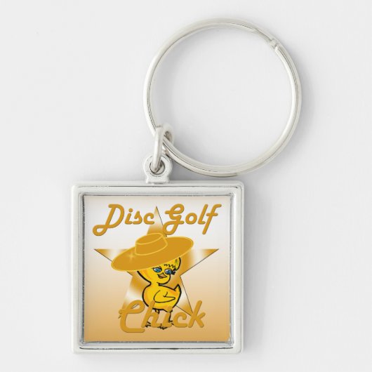 Schijf Golf Chick #10 Sleutelhanger (Voorkant)