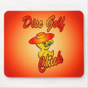 Schijf Golf Chick #5 Muismat