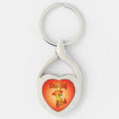 Schijf Golf Chick #5 Sleutelhanger (Voorkant)