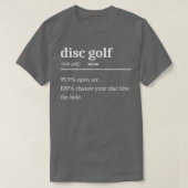 Schijf Golf-definitie T-shirt (Design voorkant)
