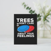 Schijf Golf Disc Golf Frisbee Briefkaart (Staand voorkant)