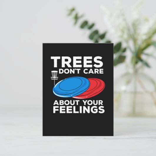 Schijf Golf Disc Golf Frisbee Briefkaart (Staand voorkant)