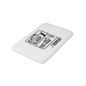 Schijf Golf Eat Sleep Herhalen Badmat (Gekanteld)